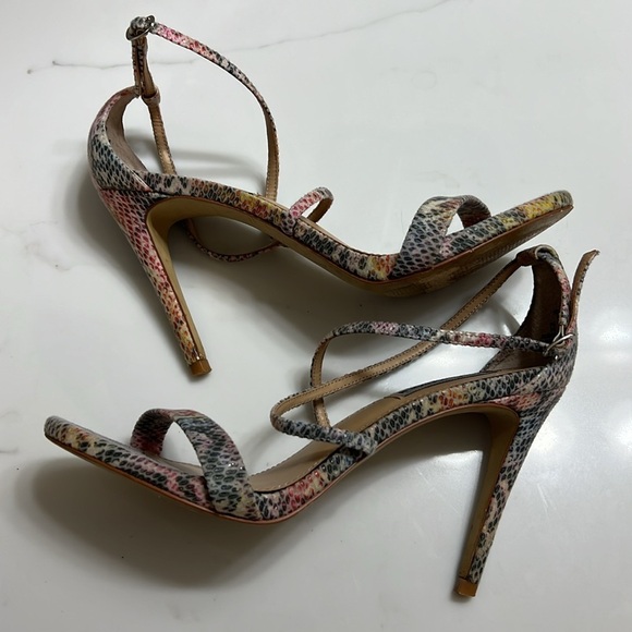 Steve Madden Feliz snake Multicolor Strappy Sandals - Picture 4 of 7